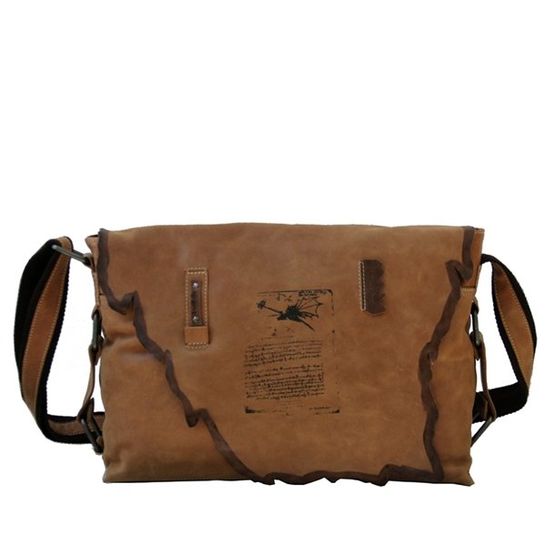 Laptop taske / Crossbody  med "DA VINCI" motiv 